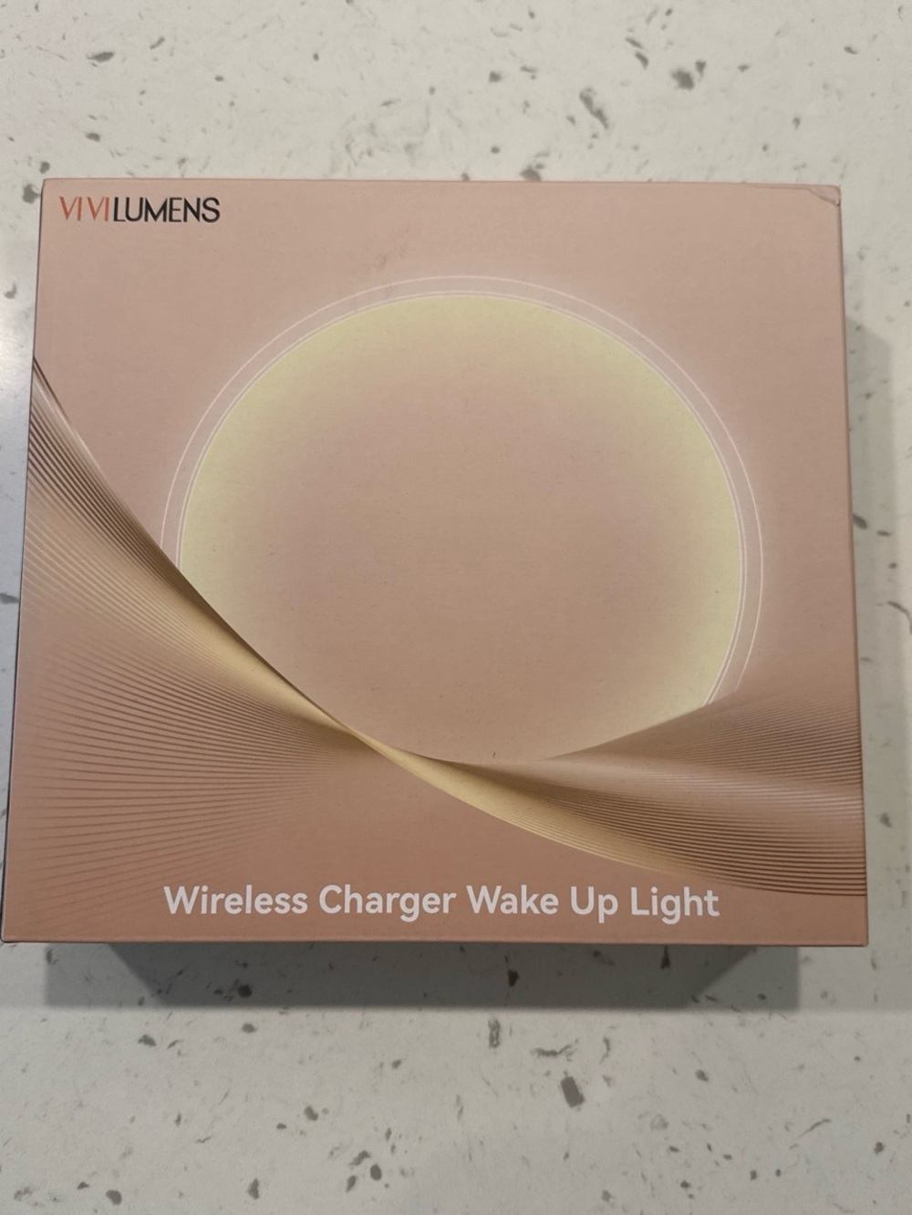 Lumens Pink Wireless Charger Wake-Up Light